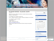 Tablet Screenshot of info1001.wordpress.com