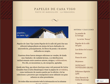 Tablet Screenshot of casavigo.wordpress.com