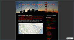 Desktop Screenshot of ablogoftwocities.wordpress.com