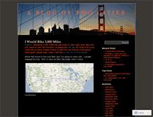 Tablet Screenshot of ablogoftwocities.wordpress.com