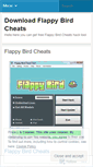 Mobile Screenshot of flappybirdcheat.wordpress.com