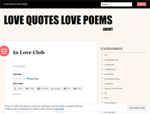 Tablet Screenshot of lovequoteslovepoems.wordpress.com