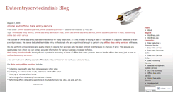 Desktop Screenshot of dataentryserviceindia.wordpress.com