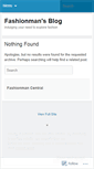 Mobile Screenshot of fashionman.wordpress.com