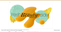 Desktop Screenshot of freshbeautyblog.wordpress.com