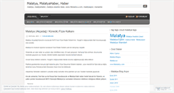 Desktop Screenshot of malatya.wordpress.com