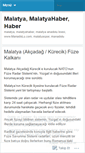 Mobile Screenshot of malatya.wordpress.com