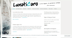 Desktop Screenshot of lunaticaro.wordpress.com