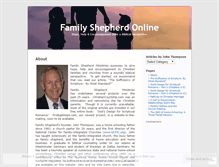 Tablet Screenshot of familyshepherd.wordpress.com