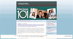 Desktop Screenshot of marriage101online.wordpress.com