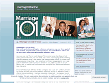 Tablet Screenshot of marriage101online.wordpress.com