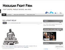 Tablet Screenshot of hooliganfightfirm.wordpress.com