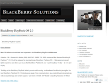 Tablet Screenshot of berrysolutions.wordpress.com