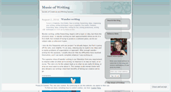 Desktop Screenshot of musicofwriting.wordpress.com