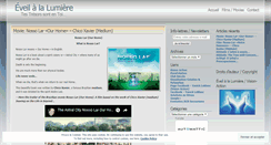 Desktop Screenshot of eveilalalumiere.wordpress.com