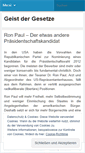 Mobile Screenshot of geistdergesetze.wordpress.com