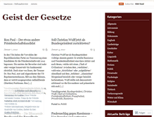 Tablet Screenshot of geistdergesetze.wordpress.com