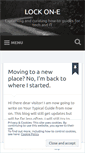 Mobile Screenshot of lockone.wordpress.com