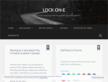 Tablet Screenshot of lockone.wordpress.com