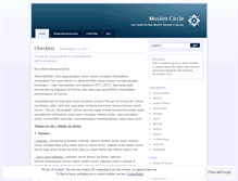 Tablet Screenshot of muslimcircle.wordpress.com