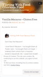 Mobile Screenshot of foodflirtation.wordpress.com