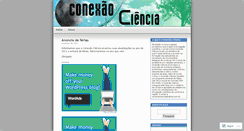 Desktop Screenshot of conexaociencia.wordpress.com