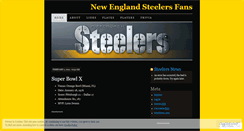 Desktop Screenshot of newenglandpittsburghsteelersfans.wordpress.com