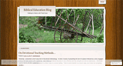 Desktop Screenshot of bibleed.wordpress.com