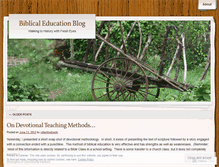 Tablet Screenshot of bibleed.wordpress.com