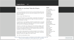 Desktop Screenshot of eugenebyrne.wordpress.com