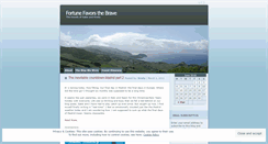 Desktop Screenshot of fortunefavorsthebrave.wordpress.com