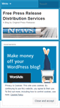 Mobile Screenshot of freepressreleasedistributions.wordpress.com