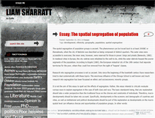 Tablet Screenshot of liamsharratt.wordpress.com