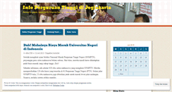 Desktop Screenshot of kuliahjogja.wordpress.com