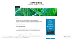 Desktop Screenshot of k3nt4.wordpress.com