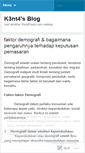 Mobile Screenshot of k3nt4.wordpress.com