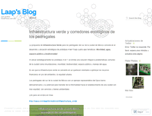 Tablet Screenshot of laap.wordpress.com