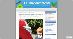 Desktop Screenshot of carrotandsticker.wordpress.com