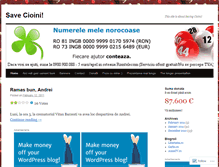 Tablet Screenshot of cioini.wordpress.com