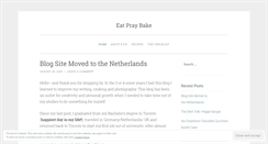 Desktop Screenshot of eatpraybake.wordpress.com