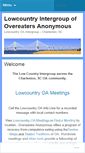Mobile Screenshot of lowcountryoa.wordpress.com
