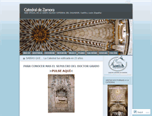 Tablet Screenshot of catedraldezamora.wordpress.com