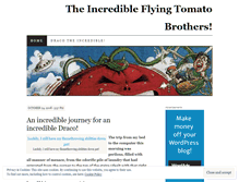 Tablet Screenshot of flyingtomatobrothers.wordpress.com