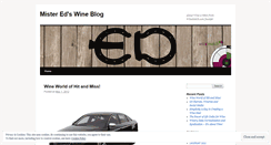 Desktop Screenshot of misteredwine.wordpress.com