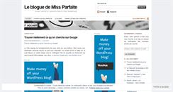 Desktop Screenshot of missparfaite.wordpress.com