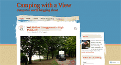 Desktop Screenshot of campingwithaview.wordpress.com