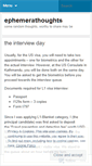 Mobile Screenshot of ephemerathoughts.wordpress.com