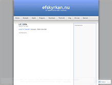 Tablet Screenshot of efskyrkan.wordpress.com