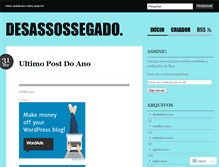 Tablet Screenshot of desassossegado.wordpress.com