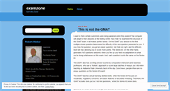 Desktop Screenshot of examzone.wordpress.com